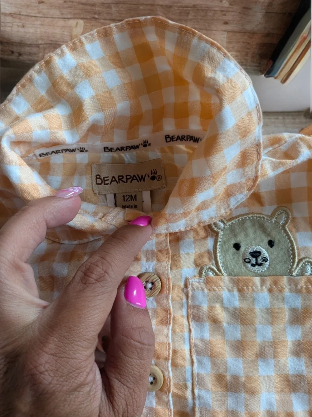 BearPaw gingham romper